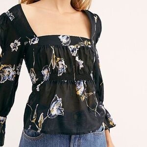 Free People  - NEW - cherish the light top